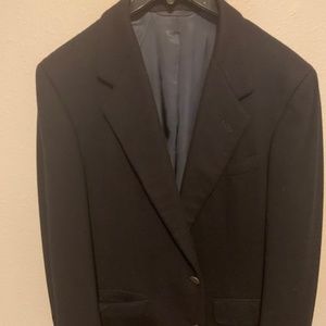 Crombie 1805 Mens black Wool Coat